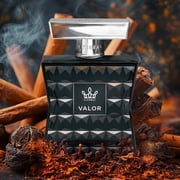 Eternal Fragrance VALOR, Warm Spicy Vanilla Woody Eau de Parfum, Inspired by SpiceBomb Cologne for Men, 3.4 oz (100ml) Spray