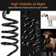 thumbnail image 2 of Correa para perros, correa para perros con asa acolchada suave, cables altamente reflectantes, cuerda de nailon para correa de 1,5 m, para perros pequeños, medianos y grandes (negro), 2 of 6