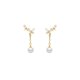 thumbnail image 2 of Aguja de plata de cristal de la flor de la perla de la borla Pendientes Mujer Temperamento Luz Pendientes Stud, 2 of 7