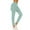 Mint Green, variant on SwiftWear Women's Tennis Skirted Legging Yoga Running Skirt with Compression Leggings, Workout Skirt Pants with Tummy Control S-2XL