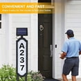 thumbnail image 2 of DIY Solar House Number Light - Includes Stickers Outdoor Lighting LED Lights Easy to Install, Suitable for Courtyards, Gardens, Driveways, and Commercial Use, 2 of 6