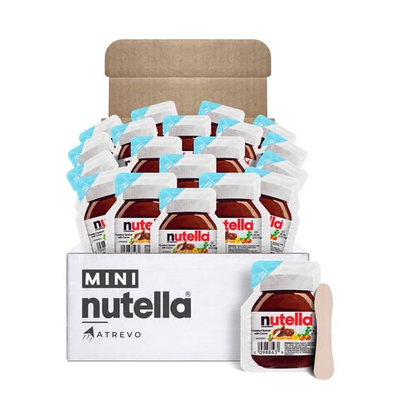Nutella Mini Snack Pack to Go. (20 Pack). Made in Italy