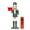 Z3629, variant on Giaone Pearl Accented Nutcrackers Soldier Wooden Figure Ornament For Holiday Decor