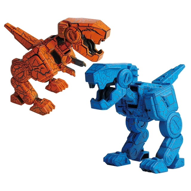 2PCS Dinosaur Building Toy Cube Transforming Dinosaur Toy Stress Relief Toy