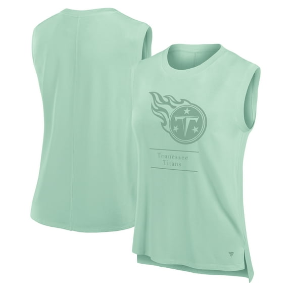 Women's Fanatics Mint Tennessee Titans Studio Embrace Tank Top