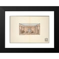 thumbnail image 2 of Ernst Stern 24x18 Black Modern Framed Museum Art Print Titled - Hall in Jourdain's House. I. Bild (1912), 2 of 5