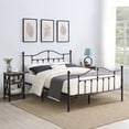 thumbnail image 2 of VECELO 3-piece Bedroom Set, Metal Bed Frame and 2 Nightstand, 2 of 7