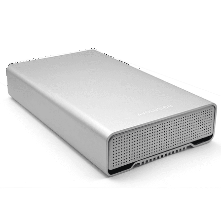 Avolusion PRO-G1 Series 20TB USB 3.2 Gen 2 USB-C External Hard Drive with USB Hub for Windows or MacOS Desktop PC / Laptop (Silver)