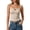 Khaki, variant on Women's Lace Trim Cami Thermal Tank Top Slim Fit Sleeveless Solid Spaghetti Strap Base Layer Vest for Women Fall Winter Under Clothes Layering Wear