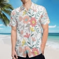 thumbnail image 5 of High Quality Hawaiian Shirts for Men Short Sleeve Aloha Beach Shirt Floral Summer Casual Button Down Shirts Blouses BRV2KR, 5 of 7