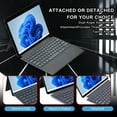thumbnail image 3 of Disposition Compacte Rétroéclairée/non Rétroéclairée du Clavier Longue Autonomie Conception Ergonomique Légère Compatible avec les Tablettes Surface Pro 8/9/X Idéale pour les Employés de Bureau et les Étudiants, 3 of 8