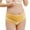 Yellow, variant on Women's Over Bump Maternity Underwear High Waist Seamless Pregnancy Briefs Panties Multi-Pack Gray XL