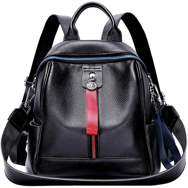 AIMTYD Genuine Leather Backpack for Women Convertible Backpack
