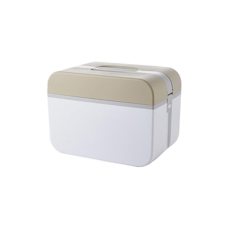 first aid kit, first aid kit, medicine storage box, first aid cabinets, medicine storage bins, portable multi-layer first aid kit, brown