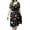 Christmas 01, variant on VERABENDI Women's Plus Size Dresses Short Sleeve Crew Neck Pleated Swing Dress with Pockets (L-4XL)