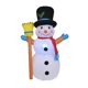 thumbnail image 5 of Muñeco de nieve inflable navideño giratorio para exteriores de 3,9 pies, decoración de patio inflable con luces LED incorporadas para vacaciones/fiestas/Navidad, 5 of 5