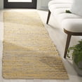 thumbnail image 2 of SAFAVIEH Montauk Catherin Solid Runner Rug, Yellow, 2'3" x 8', 2 of 6