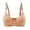 Khaki, variant on Active Lifestyle Bra Wirefree Comfort Bra Seamless Unlined Soft Cup Lightweight Support Everyday T Shirt Full Coverage Non Padded 90 Beige