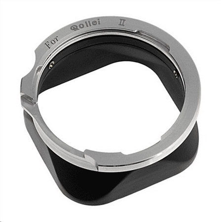 Zeiss Hood Fotodiox Pro Replacement Metal Lens Hood for Twin Lens Rollei (TLR) Bay II Bay-2, B2, Lens Hood for Rollei, Rolleiflex Camera with Carl Zeiss Jena Tessar 75mm f/2.8 and 75mm f/3.5 Lenses ()