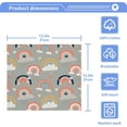 thumbnail image 5 of GZHJMY Cartoon Rainbow Wash Cloth Set of 2, 12 x 12 Inch Cotton Baby Washcloths Absorbent and Super Soft Feel Fingertip Towel Face Towels for Bathroom, Gym, Spa, 5 of 7