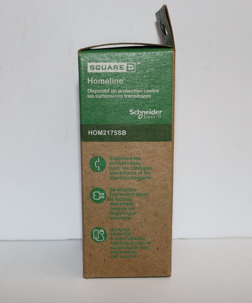 Square D HOM2175SB Homeline Surgebreaker 2-Pole 120/240 V 22.5kA Surge Protector
