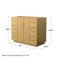 thumbnail image 7 of Wyndham Collection Wch7474-42S-Cxsxx-Mxx Elan Tk 42" Single Free Standing Vanity Cabinet, 7 of 7
