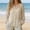 A1 Beige, variant on Long Length Sleeve Womens Tops Solid Color Shirt Flowy Shirt Business Work Blouses Spring Shirt Office Blouses V Neck Work Tees Small And Oversized Blouse Button Down Shirts Gauze Tops