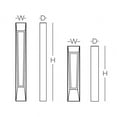 thumbnail image 2 of RWNS300424L30D2SN AFX Rowan - 30 Inch 28W 1 LED Wall Sconce-Satin Nickel Finish, 2 of 2