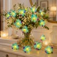 thumbnail image 4 of LED Fairy String Lights with Jasmine Flowers - Battery Operated Waterproof Decor for Weddings, Parties, Gardens, and Home - Romantic Warm Lighting for Indoor and Outdoor Use, 4 of 6