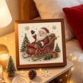 thumbnail image 3 of DIY Christmas Pearl Bead Painting Kit,Framed Canvas Rhinestone Art Set with Instruction Manual,Holiday Craft,Home Wall Decor Gift, 3 of 6