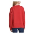 thumbnail image 2 of Tommy Hilfiger Womens Striped Crewneck Pullover Sweater Red S, 2 of 2