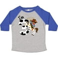 thumbnail image 3 of Inktastic I'm Three-cowboy Riding Horse Birthday Boys Toddler T-Shirt, 3 of 5