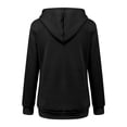 thumbnail image 3 of Hoodies Woman Women鈥檚 Sweatshirt Animal Pouch Hood Tops Carry Cat Breathable Pullover Blouse, 3 of 4