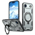 thumbnail image 1 of [PST] iPhone 17 Air Ring Case, Shockproof Magsafe Compatible Kickstand Back Cover with Ring Stand, 1 of 5