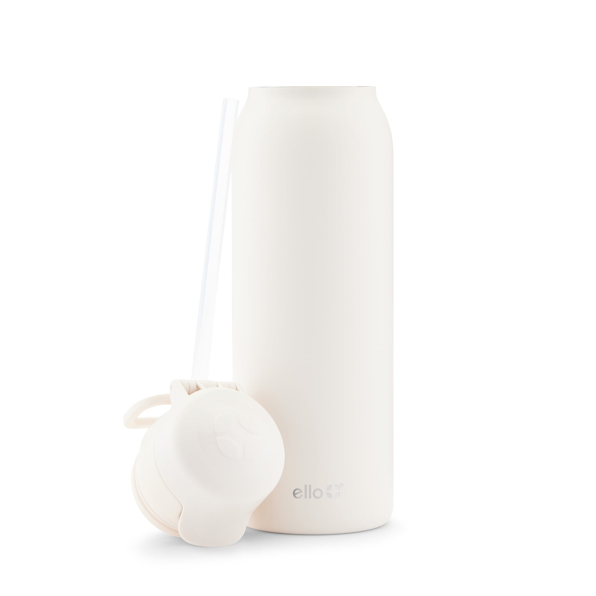 Ello Flip & Fill Bouteille d’eau en acier inoxydable de 32 oz <ul><li>Capacité de 32 oz </li><li>Couvercle rabattable facile à utiliser</li><li>Toutes les pièces sans BPA</li></ul>