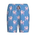 thumbnail image 6 of Daiia Cute Poodle Dog Mens Woven Stretch Pajama Short,Short Pajama Pants-4X-Large, 6 of 7