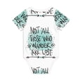 thumbnail image 5 of Balery Not All Who Wander Are Lost1 Pattern Baby Climbing Clothes Infant Bodysuit Cute Infant Bodysuit Baby Romper-9M, 5 of 7