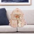 thumbnail image 3 of Mochilas para mujer, bolsos de mano, bolso de hombro, bolso de viaje, mochila antibolsillos para Rosa, 3 of 8