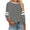 Gray, variant on Tshirts for Women 3/4 Sleeve Shirt for Womens Crewneck Color Block Raglan Tee Casual Trendy Solid Pullover Tops Long Sleeve Running Shirts Women S-114 Gray M
