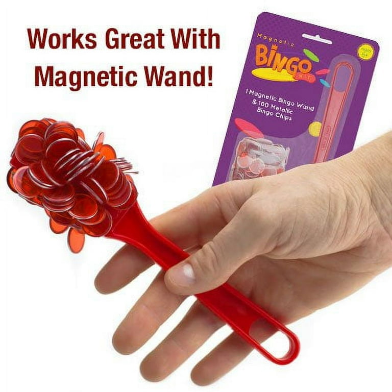 小物 BINGO Royal Bingo Supplies 300-pack Magnetic Bingo Chips Set, Easy Pick