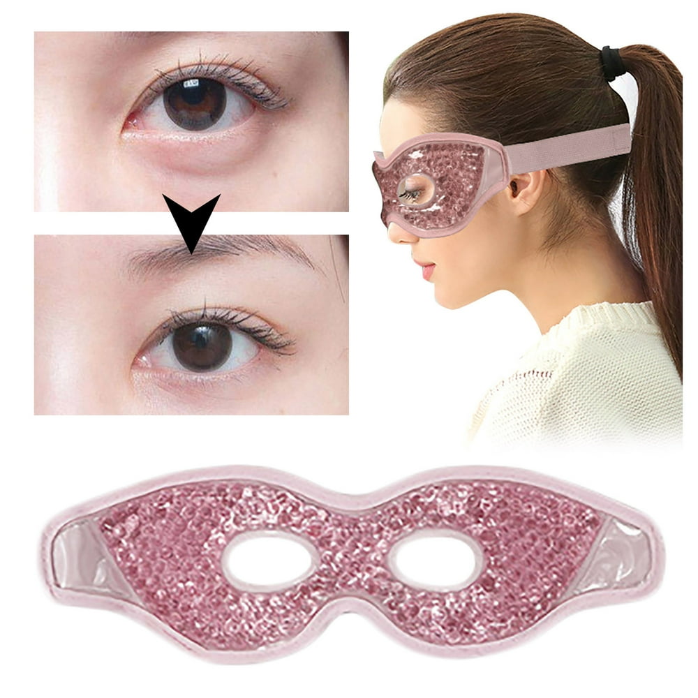TANGNADE Gel Cooling Eye Mask，Ice Cold Compress for Puffy Eyes ,Dry