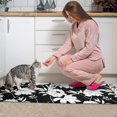 thumbnail image 3 of Pioneer Flower Floral Print Pattern Kitchen Rugs Sets Of 2,Anti Fatigue Kitchen Mat Rugs Non Slip Washable,Decorative Kitchen Floor Mats for Kitchen,Sink,Laundry,17"x30"+17"x47", 3 of 7
