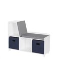 thumbnail image 1 of RiverRidge® Home Book Nook Collection Storage Bench with Cubbies in White for Kids with 2-Piece Taupe Bins, 1 of 5