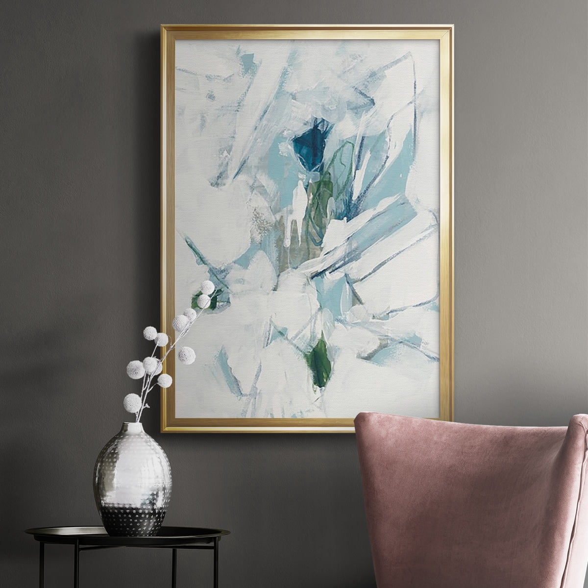 Ice Cavern IV Premium Framed Print, in Gold, Black, or Silver - Ready to Hang