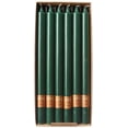 thumbnail image 2 of ROOT Candles Unscented Smooth Arista™ Taper Candles, 12-Inch Tall, Box of 12, Color: Dark Green, 2 of 3
