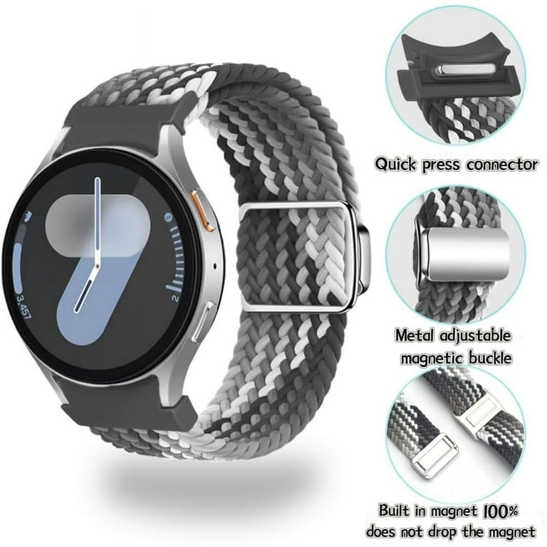 One Click No Gap Magnetic Braided Bands for Samsung Galaxy Watch