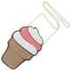 thumbnail image 5 of Bolso bandolera para mujer y niña, diseño de helado, bolso de hombro, 5 of 7