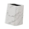 thumbnail image 4 of Cubo de basura cuadrado de mármol, contenedor de basura reutilizable moderno sin tapa, contenedor de basura para sala de estar, cocina y dormitorio, 4 of 8