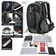 thumbnail image 3 of Mochila ligera FENGDONG impermeable 40 litros para senderismo campamento viaje color negro, 3 of 5