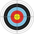 thumbnail image 1 of 30 Pcs Archery Target Faces, Shooting Training Paper Targets, 1 of 4